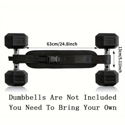Adjustable Waist Weight Belt, Waist Weight Belt for Home Exercise, Dumbbell Training, Hip Shaping, Fitness Equipment for Home Gym, Weight Lifting Belt, Weighted Belt, Workout Gear